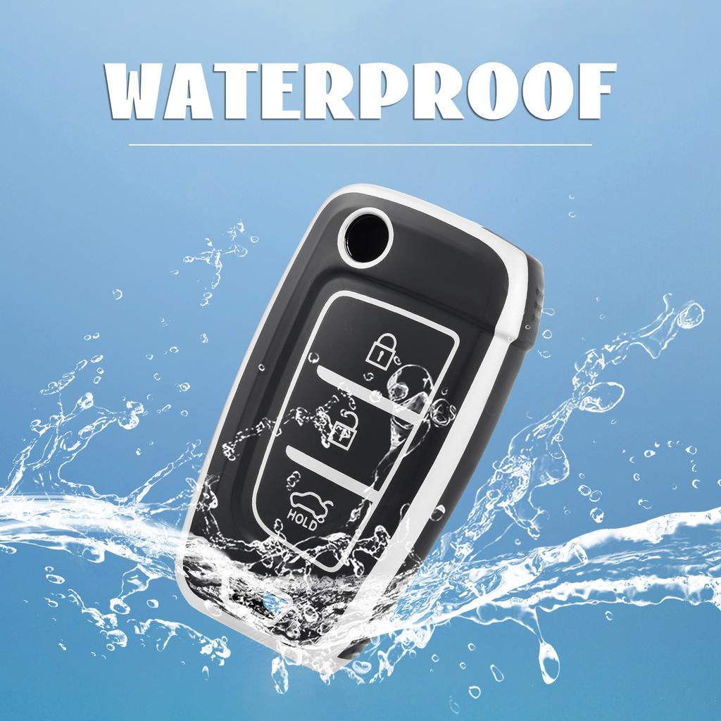 Car Remote Key Case Cover For Hyundai Tucson 2022 2023 Accent Solaris Elantra I30 I35 I40 Kona Celesta Sonata Creta Key Cover