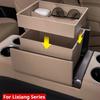 For Li Lixiang L6 L7 L8 L9 Car Armrest Storage Box Center Console Storage Box Automotive Silicone Storage Interior Accessories