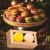  50 Pieces Cardboard Macarons Container Cupcake Holders Packaging Boxes for Birthdays and Weddings Bakery Supplies
