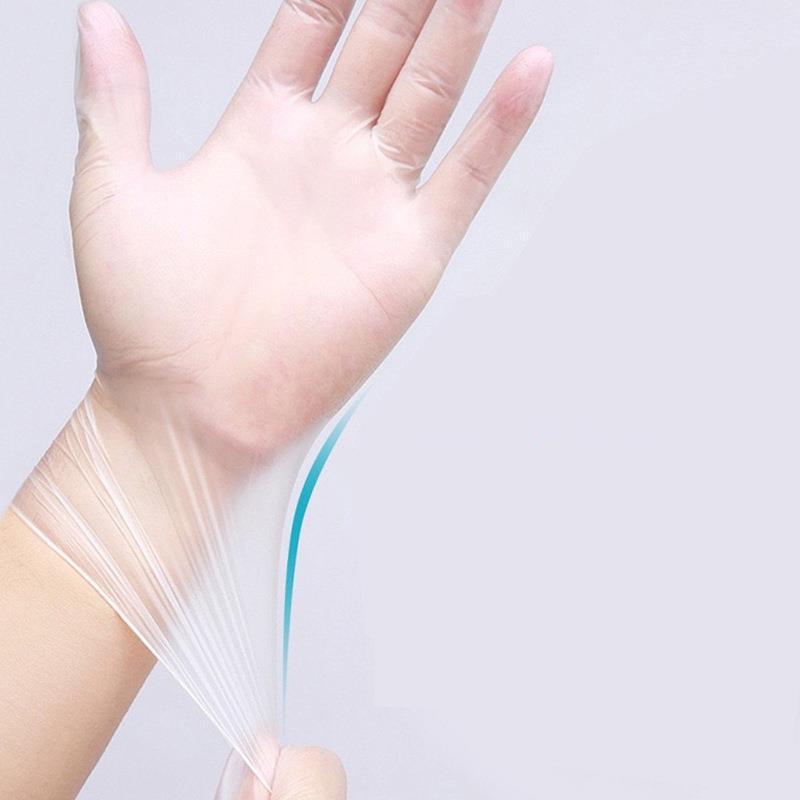 Food-Grade Thickened TPE Disposable Gloves, 100-Pack Pull-Out Box for Catering Use