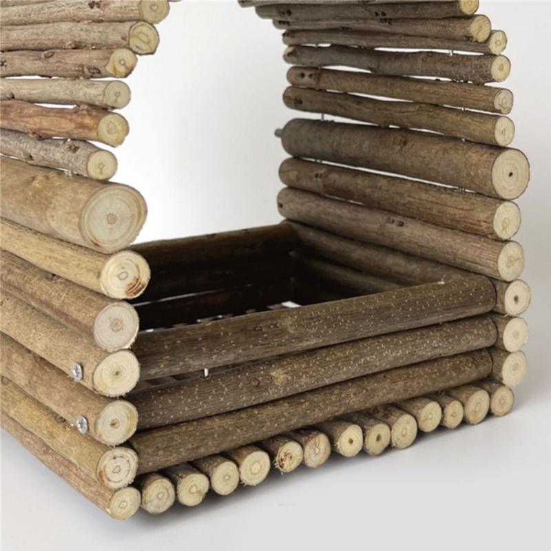 Handmade Branch Parrots Nest Safe Comfortable Shelter Safe Resting Habitats for Lovebirds Parakeets