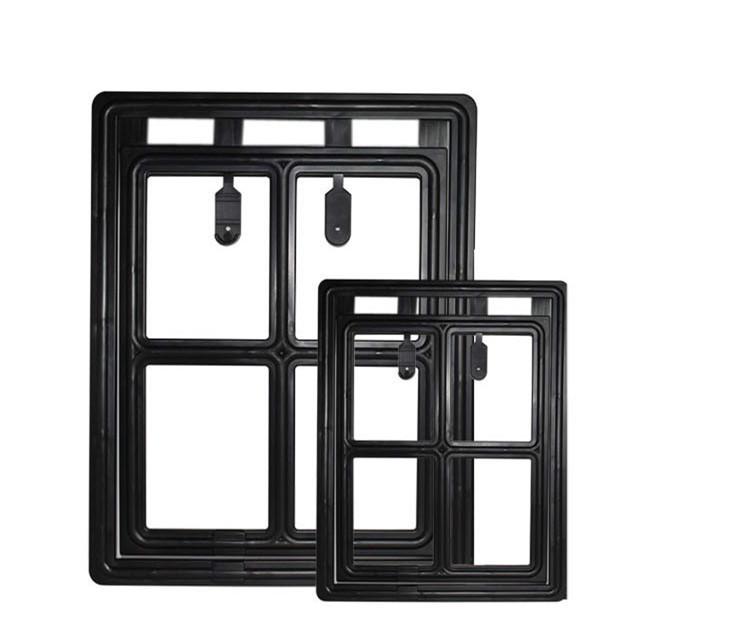 Anti-Bite Pet Screen Door: Small/Large Dog & Cat Entry with Anti-Mosquito Feature.