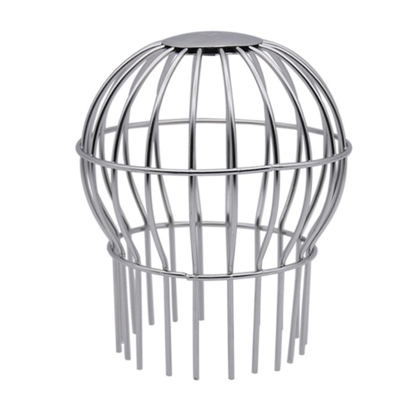 Upgraded Spherical Leaf Guards Drain Cover Steel Anti Clogging Design Drain Grate for Roof Balcony Easy Installation