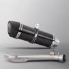 For Suzuki GSXR GSX-R 1000 07-11 GSXR1000 GSX-R1000 K7-K11 Motorcycle Exhaust Mid Link Pipe Escape Slip-On With Silvery Muffler
