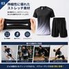 Sportswear Fitness Running Compression Sports Training Summer Gray L [Ghankga] Men's 2-Piece Set Wear, Short-Sleeve Wear, Wear, Shorts, Tights, Wear,