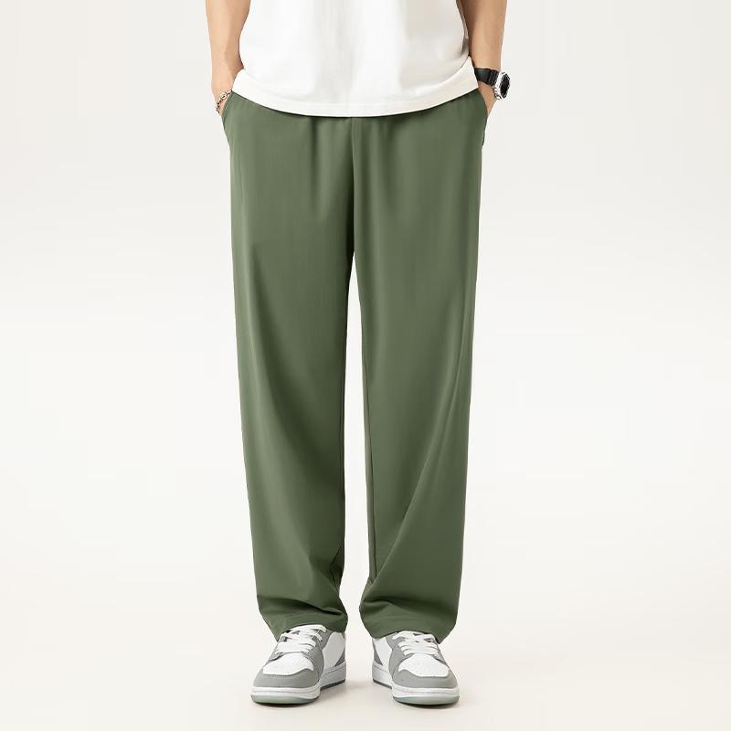 MINISO Men's Ice Silk Quick-Dry Straight-Leg Casual Pants