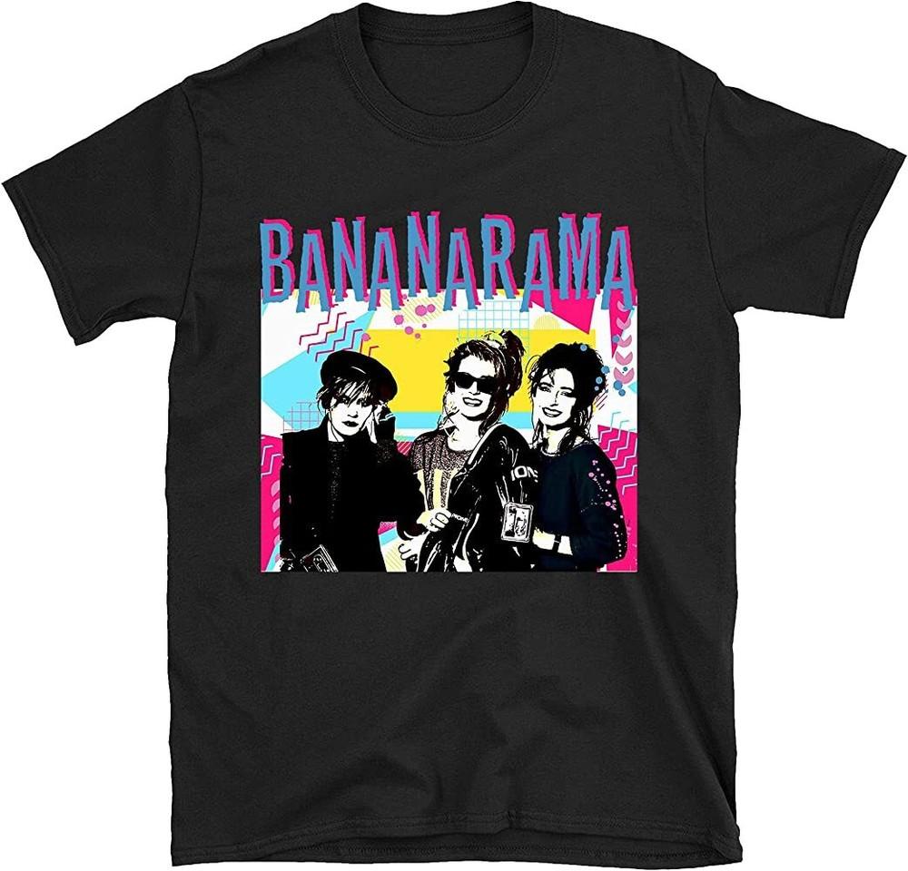 SALE Vtg Bananarama Band Heavy Cotton All Size Men Women Black Shirt Unisex T-Shirt XXL