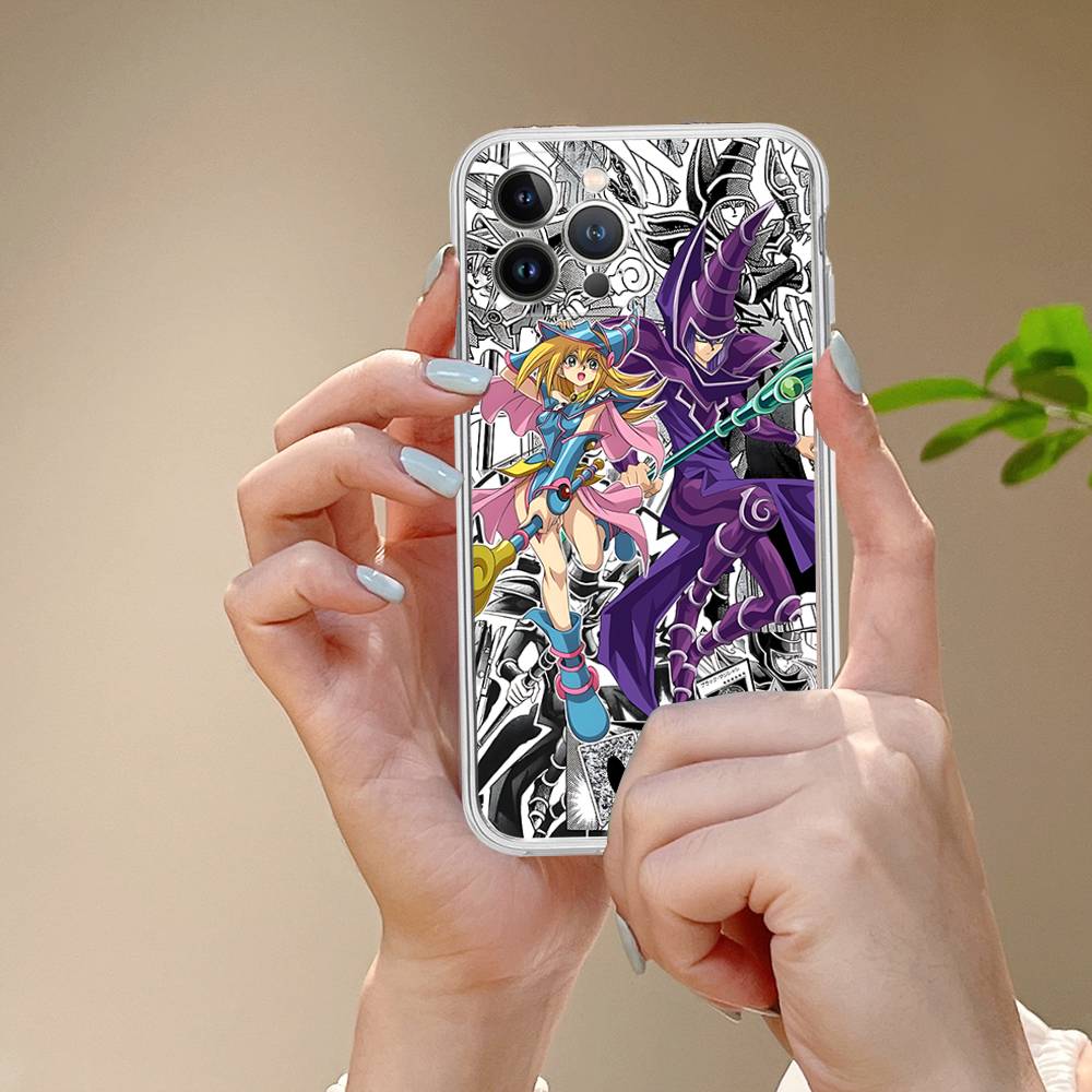 Amine Yu Gi Oh Classic Transparent TPU Phone Case For IPhone 17 11 12 13 14 15 16 Pro Max 16 Plus Cover