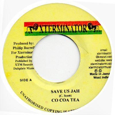 7inch Record COCOA TEA - Save Us Jah NONE XTerminator Jamaica Reggae, Ska & Dub Used