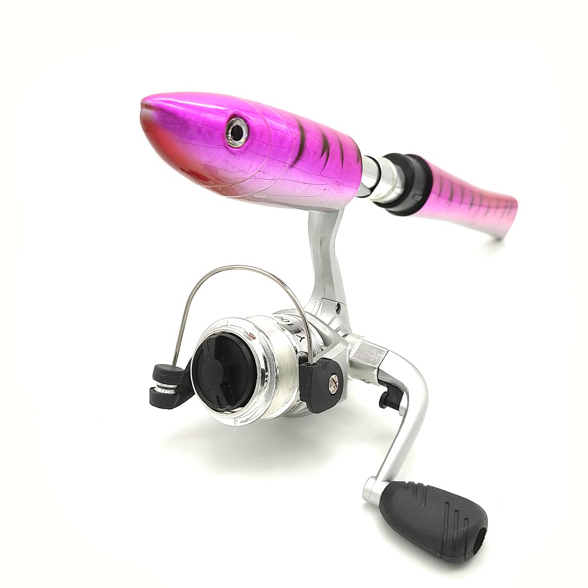 

Orrudo Fishing Gear Fish Rod Chinu Rod Ajing Mebaring Rod Reel Set with Thread 1m Pink qb300113c01n0 Gjorrudo II в форме рыбы и розовый