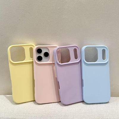 Thickened Liquid Silicone Case for iPhone 17PM – Simple, Colorful & Solid