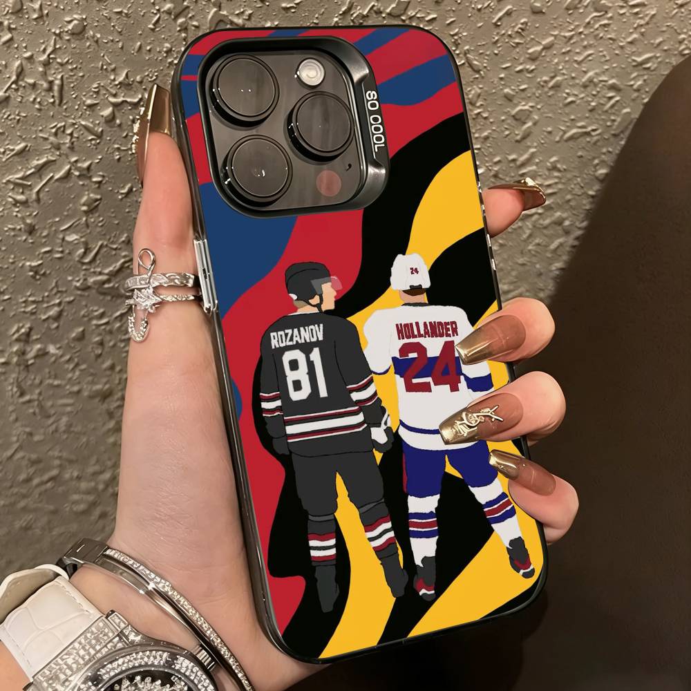 F-Heated T-Rivalry Phone Case For iPhone 17,16,15,14,13,12,11 Plus,Pro Max,XS,Colorful Silver Black Cover