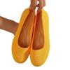 Wish Large Size Round Head Flat Bottom Lazy Single Shoes Women's Flying Weaving Breathable Flat Heel Shallow Mouth Work Shoes Ebay