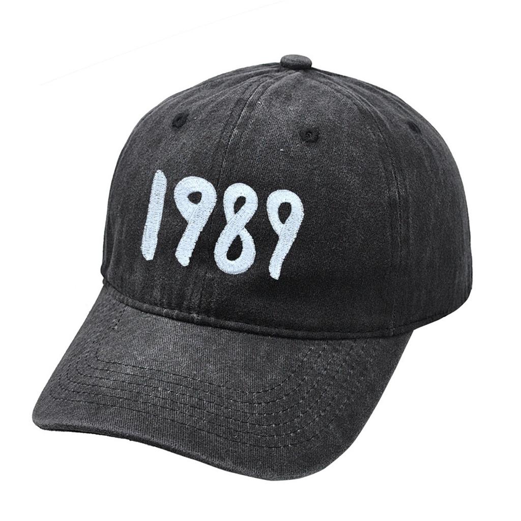 Baseball Hat 1989 Wash Vintage Tongue Hat Sports Camping Fishing Travel
