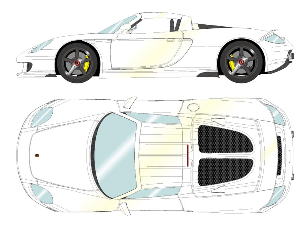 

Макияж EIDOLON Porsche Carrera GT 2004 Жемчужно-белый Готовое изделие 1/18