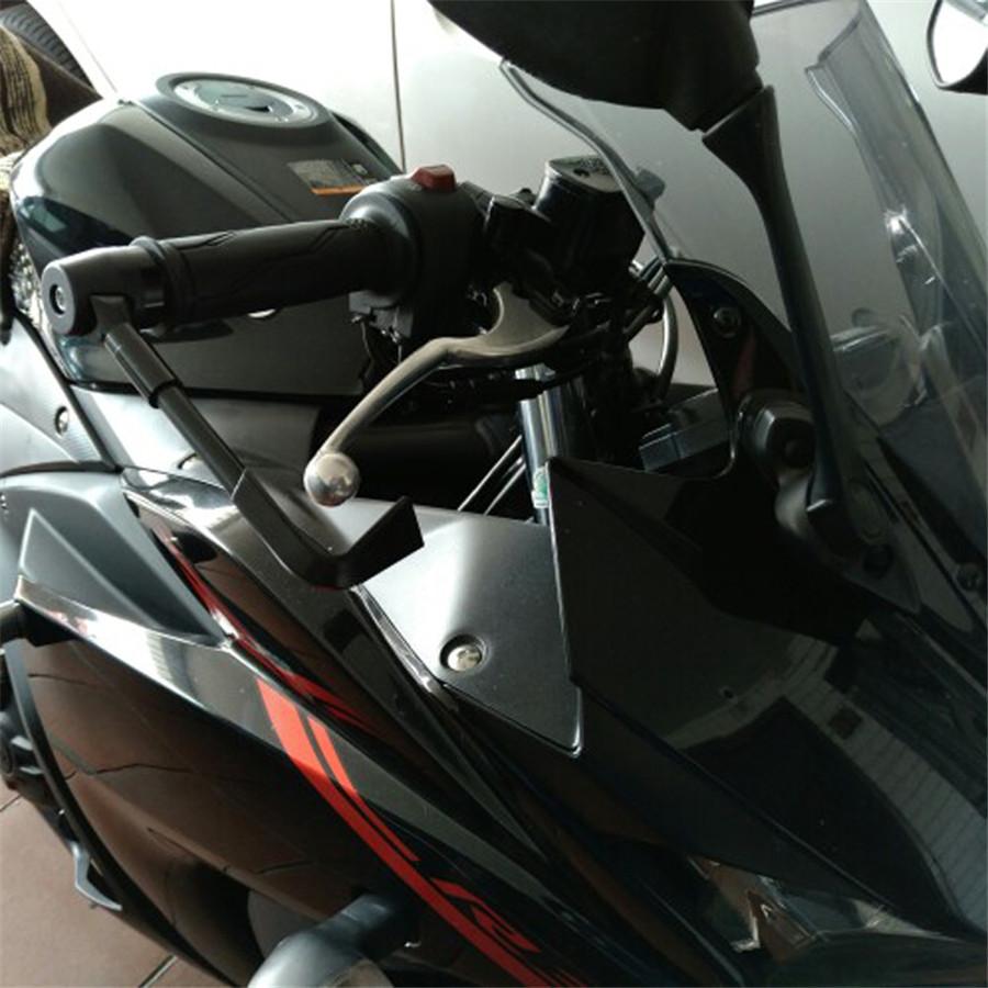 Black ABS 22MM 7/8" Brake Clutch Lever Protector Guard Handguard For Motorcycle