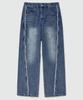 DECET Curved Wide Jeans Dcpt033Scblueb