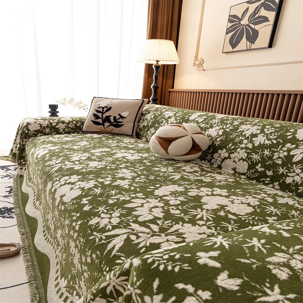 Soft Waxy Thickened Sofa Towel 2025 New Autumn and Winter One-piece Anti-slide Cover Cloth Towel