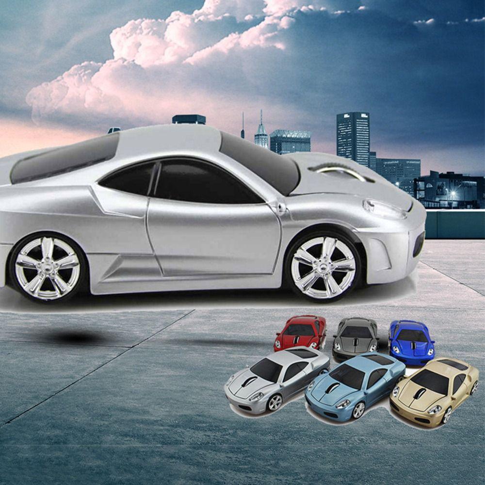 Creative 2.4GHz Wireless Car Mouse LED Light USB Receiver Computer Mouse 1200 DPI Gaming Mouse Computer Accessories