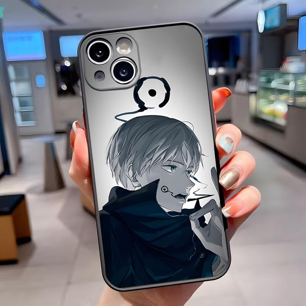 Jujutsu Kaisen Anime Inumaki Toge Phone Case Matte Translucent For IPhone 15 Pro 16 Pro Max 13 11 12 14 Xs X Xr 7 8 Se Cover