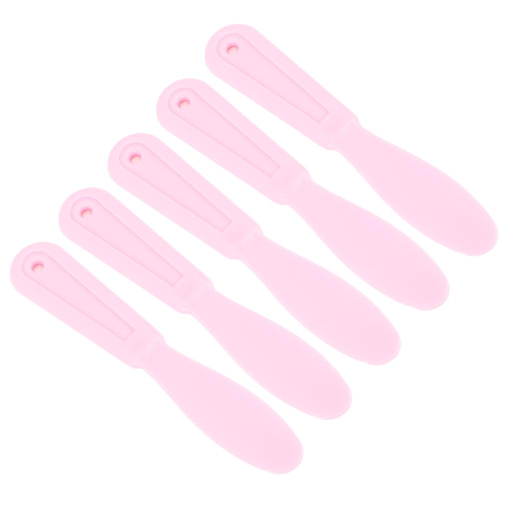 5PCS Plaster Spatula Plastic Ergonomic Design Easy to Clean Wear Resistant Mixing Stirring Spatula
