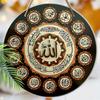 Wooden Hanging Decorative Sign, Indoor or Garden Decorations, 2D Flat Pendants, Housewarming Gifts for friends,The Pattern Is Arabic