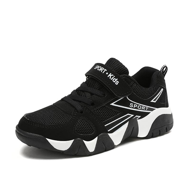 Children Sneakers Boy Shoes New Fashion Kids Shoes 6 To 12 Years Black Mesh Comfortable Casual Sports Tennis Shoes for Boy