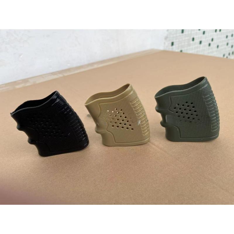 1PC Anti-Slip Tactical Handgun Rubber Protect Cover Grip Glove Tactical Holster for Glock Hunting Black Gun Accesories