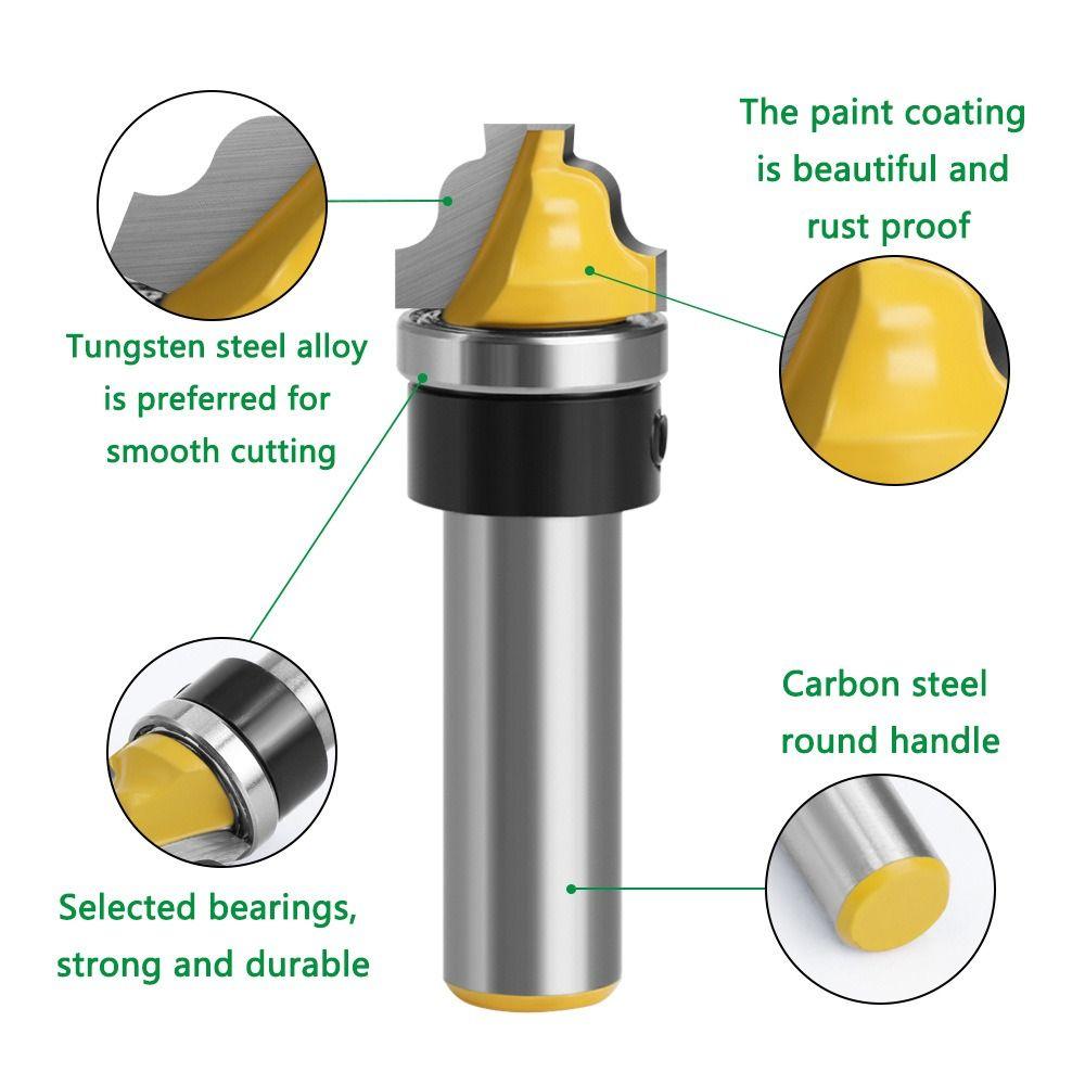 

Фреза для искусственной панели, 12 мм, 1/2 хвостовик, деревообрабатывающий инструмент, новый резак для резьбы