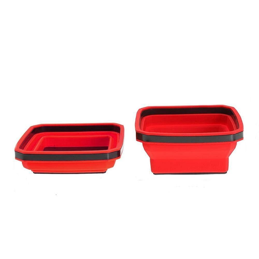 Multicolor Magnetic Parts Tray Foldable Tool Organizer Space Saving Storage Plate Woodworking