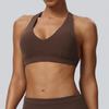 Women's Breathable Quick-Dry Halter Sports Bra with Chest Pads for Yoga and Fitness