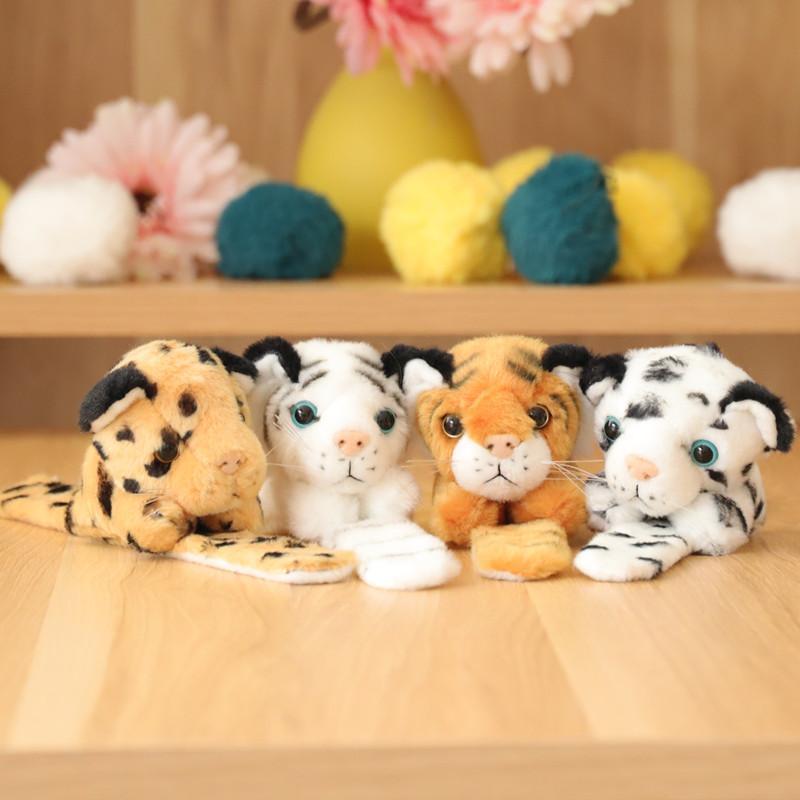 Non-Toxic 1Pc Creative Stuffed Animals Hug Slap Bracelet Plush Slap Bracelets Bulk Tiger Stuffed Plush Kids Toy For Birthday Party Gifts