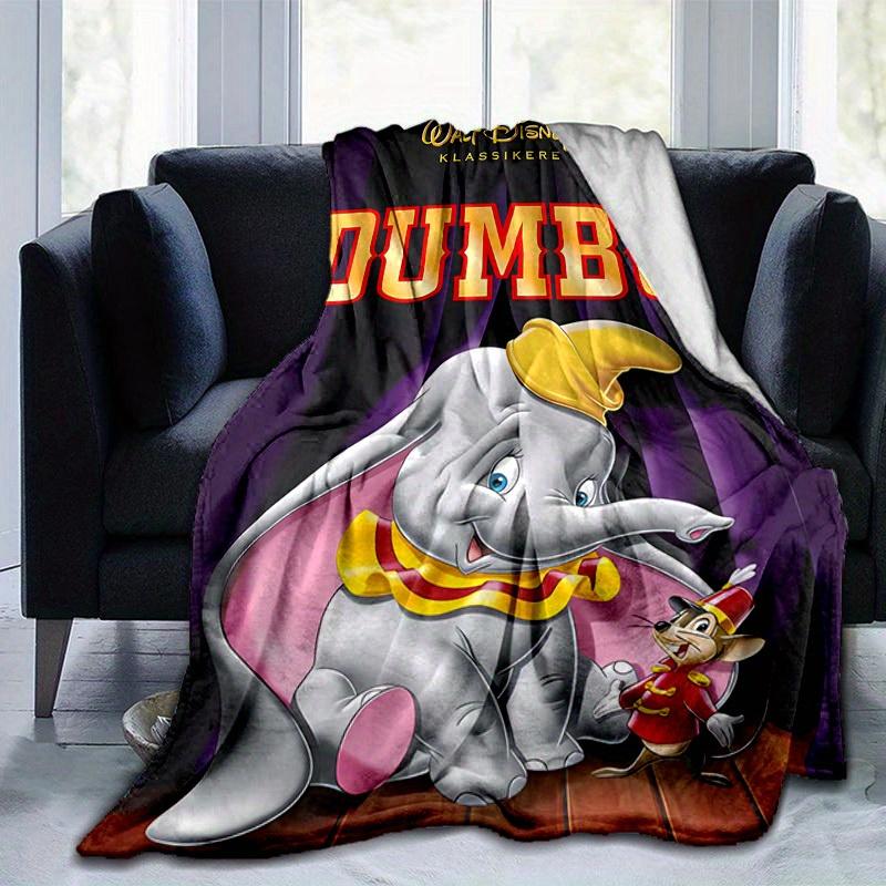 1pc, Walt Disney Dumbo Elephant Blanket Home Decor, Couch Cover, Outdoor Blanket, Gift, Flannel Bedspread