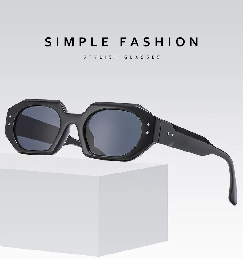 Gafas de Sol de Moda Mujer Hombre Cuadradas Plástico Vintage Elegantes Sobredimensionadas Señora Gafas de Sol Retro Vacaciones