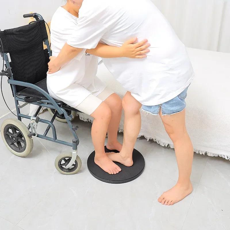 Patient Transfer Board Transfer Turntable Change Direction Mobility Standing Device 40cm Diameter for Moving Seniors Elderly