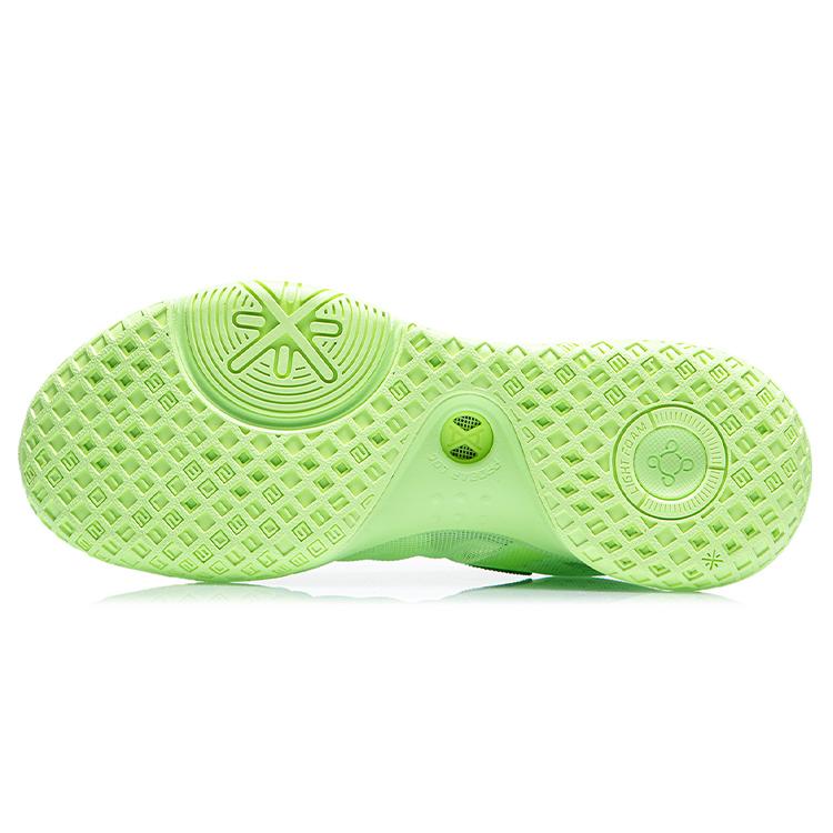 Li Ning All Day 6 Basketball Shoes Men's Low top Fluorescent Ice Yellow ABPR019-1