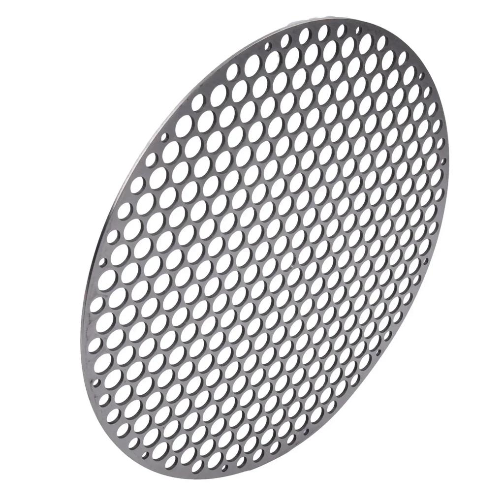 Rundes Grillnetz aus Edelstahl BBQ-Matte Kohleofen Dampfnetze Grillrost Rund Outdoor Camping Grillrost