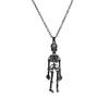 Halloween Gothic Skull Skeleton Choker Necklace Punk Ghost Pendant Necklace
