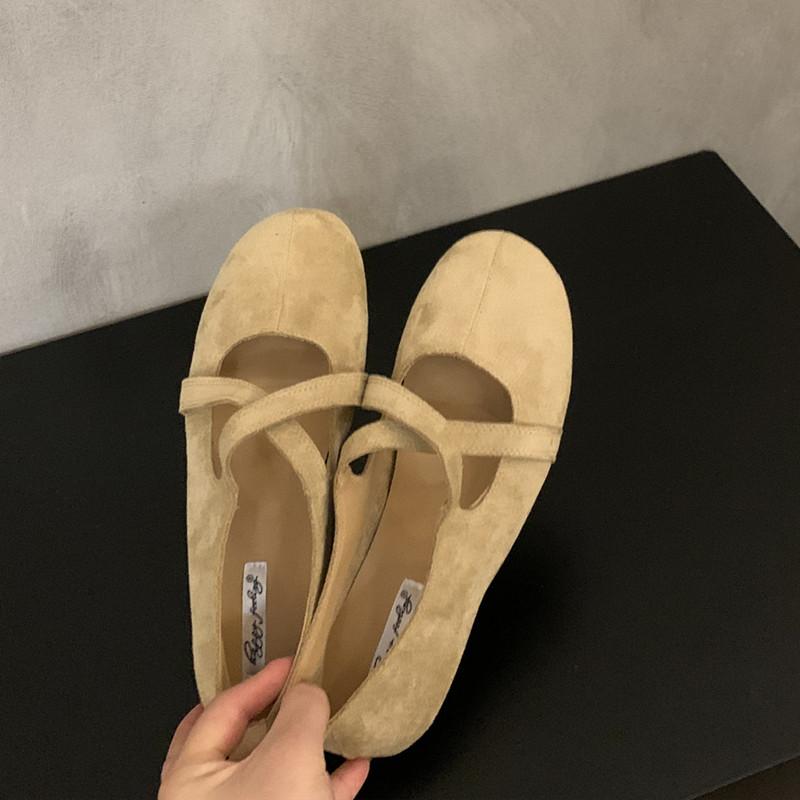 

Bailamos New Brand Women Flats Soft Leather Eelgant Dress Shoes Round Toe Shallow Slip On Ladies Casual Ballet Shoes 35