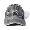 MASSnoUN EMBLEM WASHED DYING VINTAGE BALL Cap MSFAC004-BK