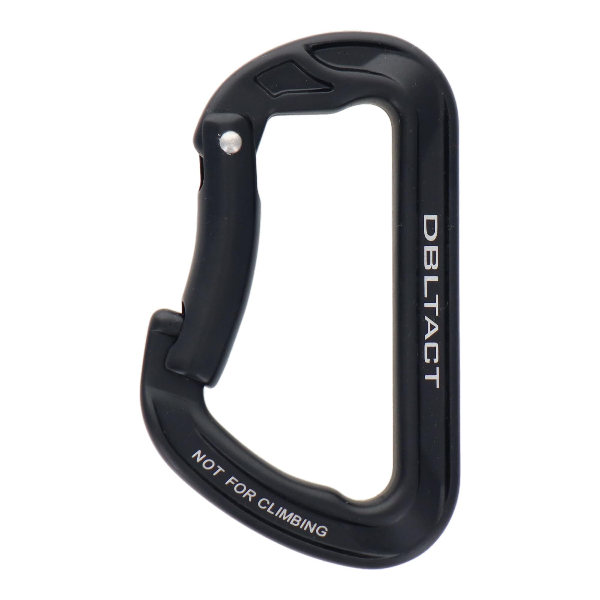 Sankyo Corporation DBLTACT Aluminum Forged Black Carabiner, DT-AKS-B чёрный