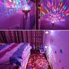 Aautomatic E27 Rotating Colorful Stage Effect LED Lamp Bulb Bedroom Romantic Flirt Atmosphere Light KTV DJ Home Dance Party