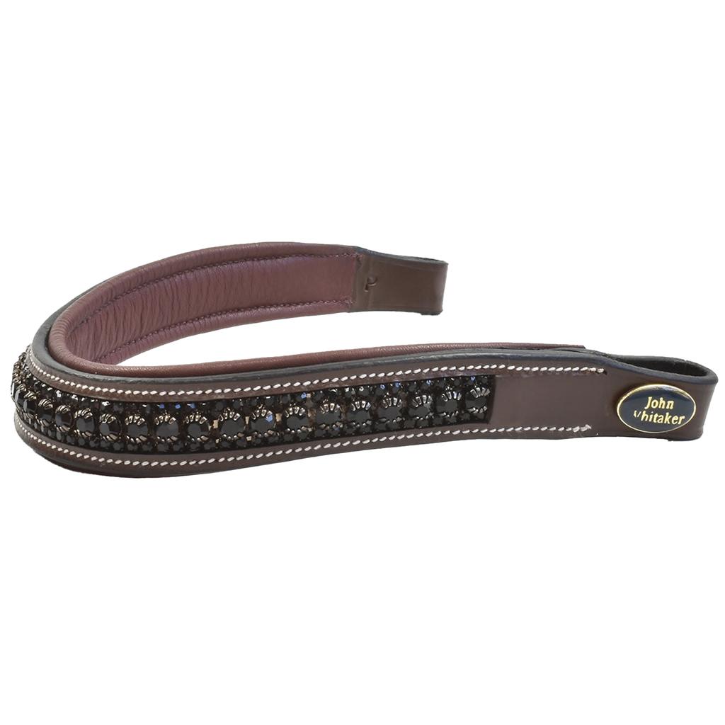 John Whitaker Pick N Mix Leather Checkerboard Horse Browband