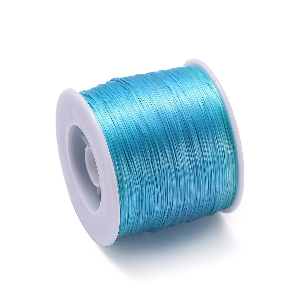0.8mm Korean Imported Elastic Line, Flat Silk Elastic Line TPU Bead Elastic Line DIY Bracelet Necklace Beads