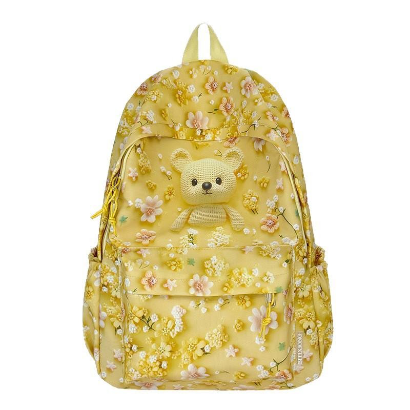 New Cartoon Ins Casual Travel Bags  Cute Schoolbags for Junior and Senior High School Students  Large Capacity Backpacks and Backpacks