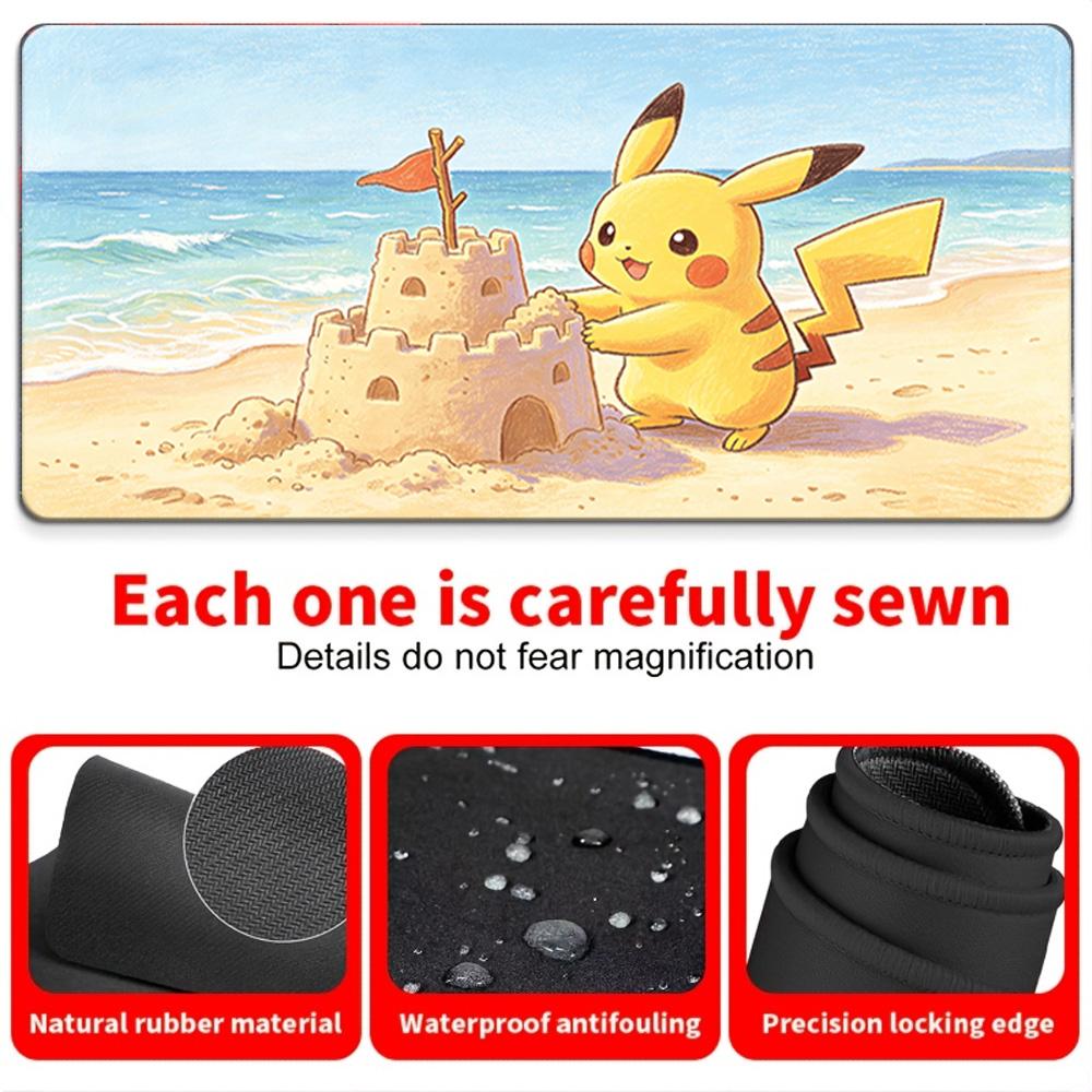 Pokemon Pikachu Electric Spark Gaming Mouse Pad NonSlip Desk Mat 30x80x0.2cm