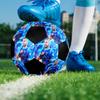 Ballon de Football Neymar Taille 5 Coloré Cousu à la Machine PVC Prêt pour la Compétition Durable Haut Rebond