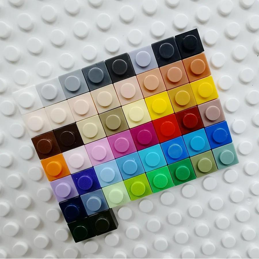 200 adet/torba 1x1 Düşünüyorum Tuğlalar ile Uyumlu 3024 DIY Piksel Sanat Remix Boyama QR Kodu Yapı Taşı Parçası Tuğla Mozaik Yapımcısı Oyuncaklar Sanatçı için