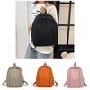 Trendy Solid Color Large Capacity Backpack For College And Travel With Breathable Design