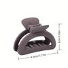 5pcs Small Hair Claw Clips Matte Rectangle Medium Claw Clips Thin Thick Hair Nonslip Hair Clips Hair Accessories for Women